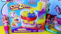 Cra-Z-Sand Magic Sand Machine DIY Make Your Own Sand Colors   Surprise Toys Mermaid Barbies