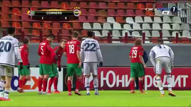 1-1 Mehmet Topal Goal - Lokomotiv Moscow vs Fenerbahce - 25-02-2016 HD