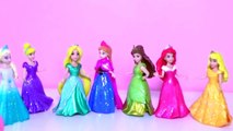 Peppa Pig Medical Case Play Doh Peppa Nurse examines Disney Princesses MagicClip Dolls