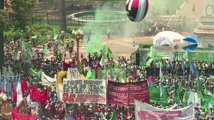 Huelga por despidos en el sector público de Argentina