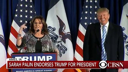 Sarah Palin endorses Donald Trump