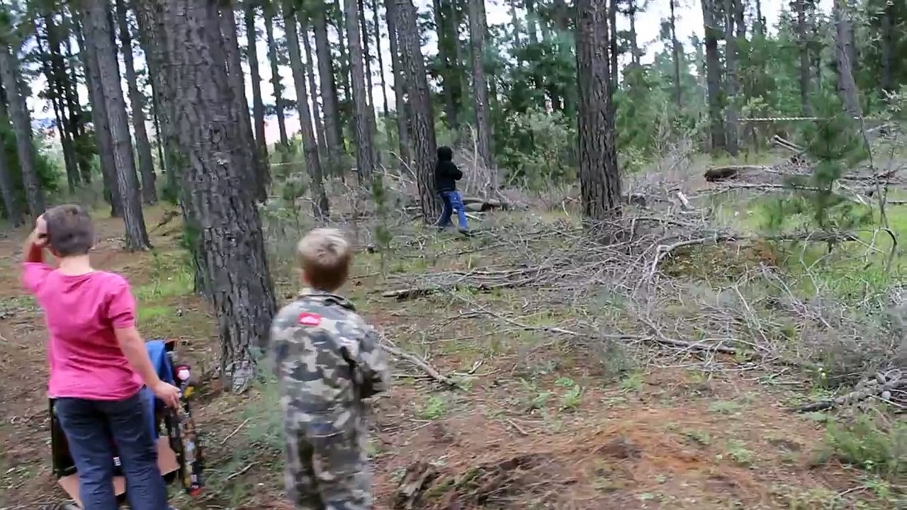 Outdoor Laser Tag Birthday Party in the forest near Stellenbosch