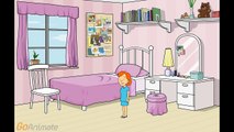 Caillou bites Rosie and gets grounded