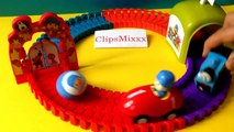 Peppa Pig-Play-Doh Die Räder Auf Dem Bus, Zug Song Pocoyo Royal Race Thomas Der Zug Spielzeug