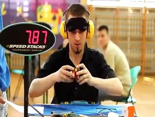 Brick Cube Champion? With Eyes and Ears Closed