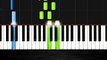 Tetris Theme - EASY Piano Tutorial (50% Speed) by PlutaX - Synthesia