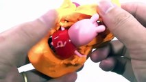 Peppa pig español toys - kinder surprise eggs play doh minions play dough