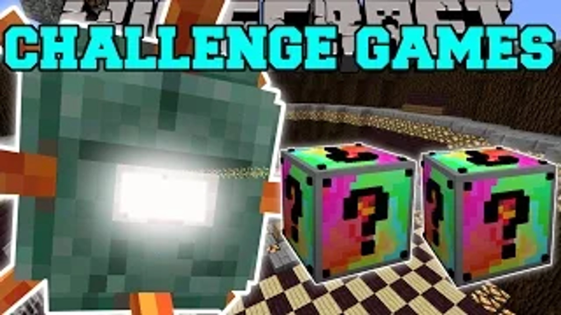 Minecraft: GAMINGWITHJEN SUPER LUCKY BLOCK CHALLENGE GAMES - Lucky Block Mod  - Modded Mini-Game 