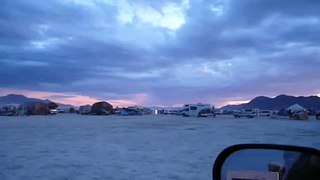 Burning Man Music On The Car Radio