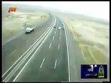 4 cars racing on irans highway ends in crash