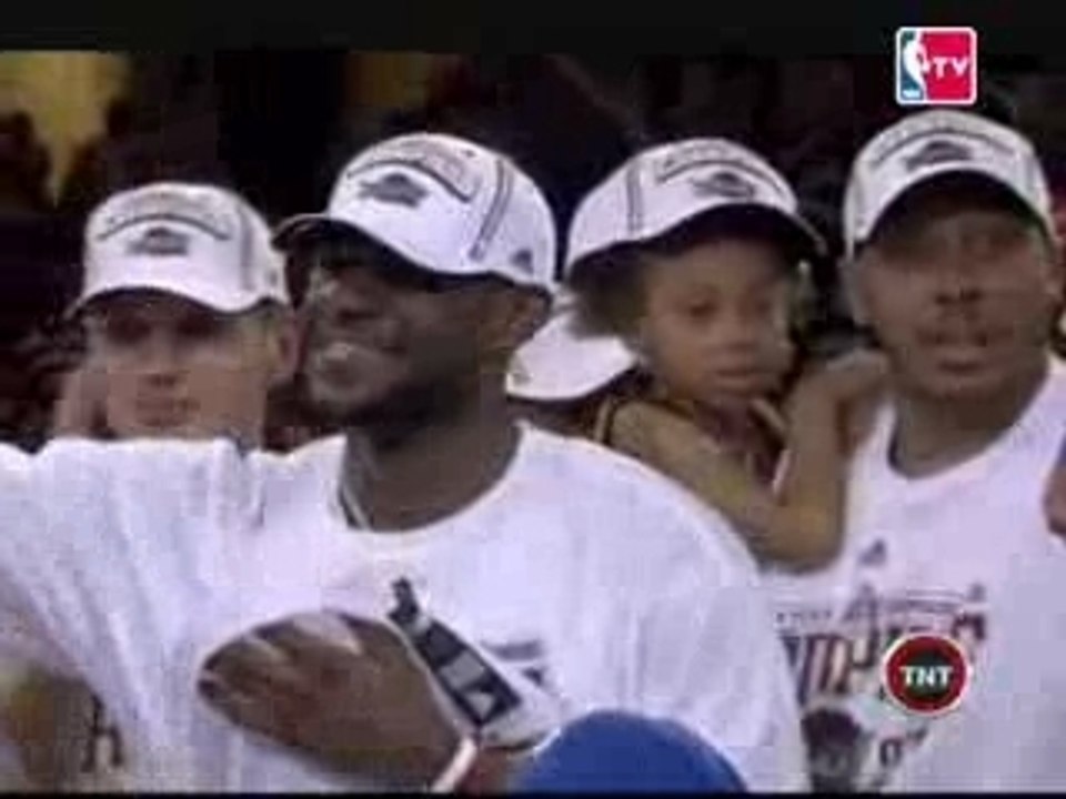 Celebration du titre de Eastern Conférence pour Cleveland