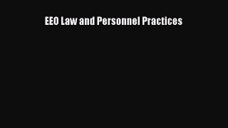 PDF EEO Law and Personnel Practices Free Books