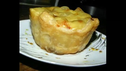 Грибной жульен в слоеном тесте
