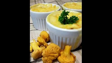 Грибной жульен из лисичек