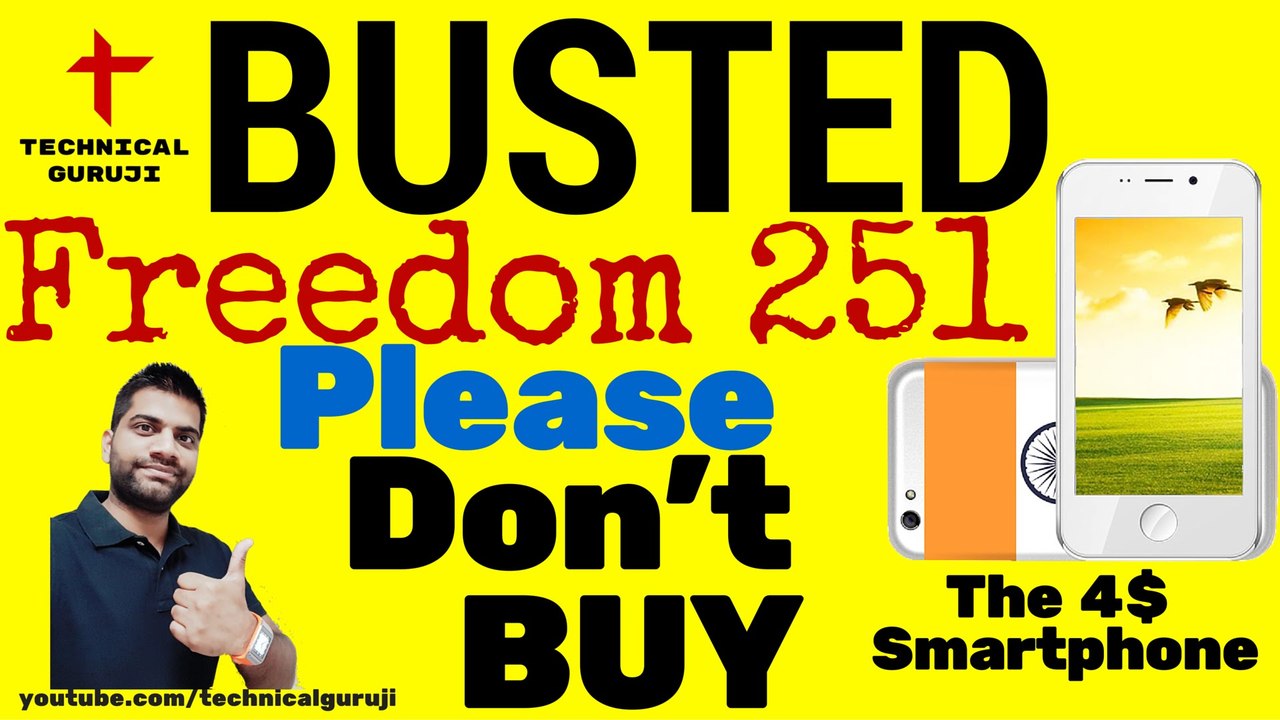 Don't BUY Freedom 251 _ Could be a SCAM _ Freedom 251 BUSTED