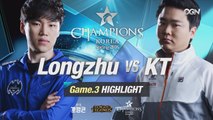 [H/L 2016.02.24] Longhzhu vs KT Game 3 - RO1 l 롯데 꼬깔콘 LoL Champions Korea Spring 2016