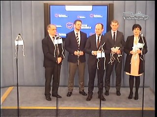 Poseł Dorota Niedziela - konferencja z 24 lutego 2016 r.