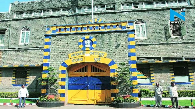 Actor Sanjay Dutt salutes Tricolor after coming out of Jail