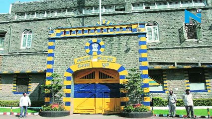 Actor Sanjay Dutt salutes Tricolor after coming out of Jail