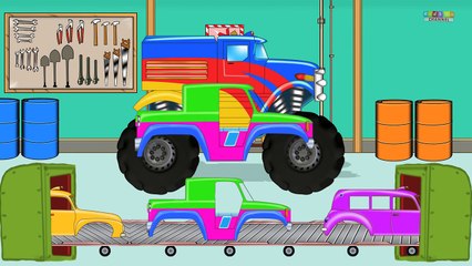 Monster Truck | Car Garage| Toy Garage