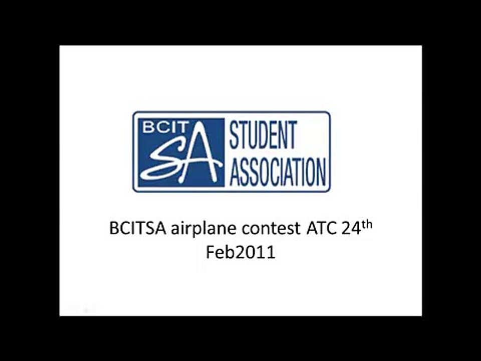 BCITSA  paper airplane contest reactions at ATC