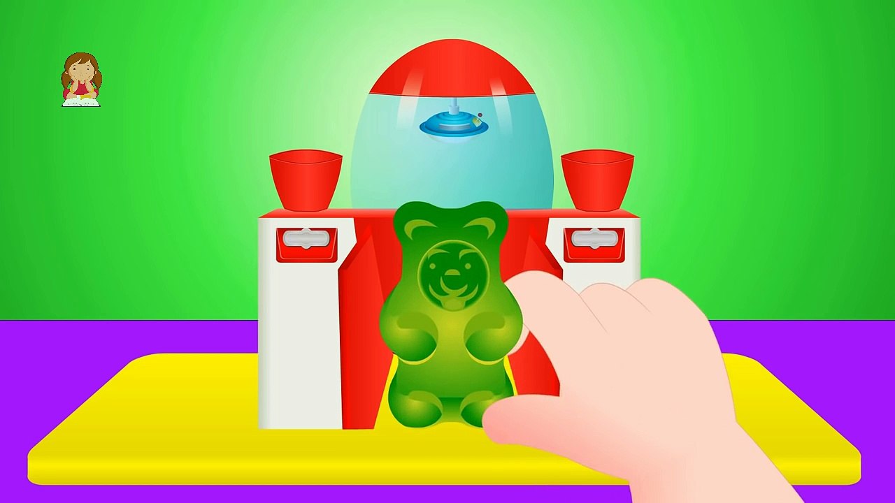 Colors for Children to Learn with Gumball Machine - Colours for Kids to Learn - Kids Learning Videos