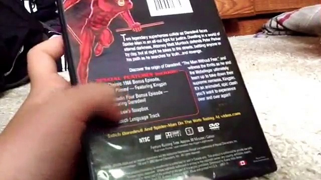 Spiderman animated films dvd unboxing and review -bb26