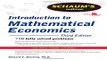 Read Schaum s Outline of Introduction to Mathematical Economics  3rd Edition  Schaum s Outlines