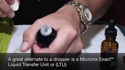 How to fill an Electronic Cigarette Cartomizer / e-cig cartridge