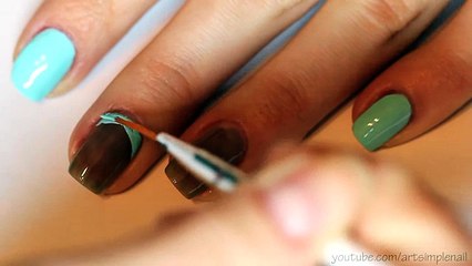 Зимний маникюр Вуаль, Капрон, Колготки - Sheer Tints Nail Art