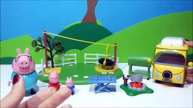 Peppa Pig Camper Van Play set - Set de Camping con Caravana Peppa Pig
