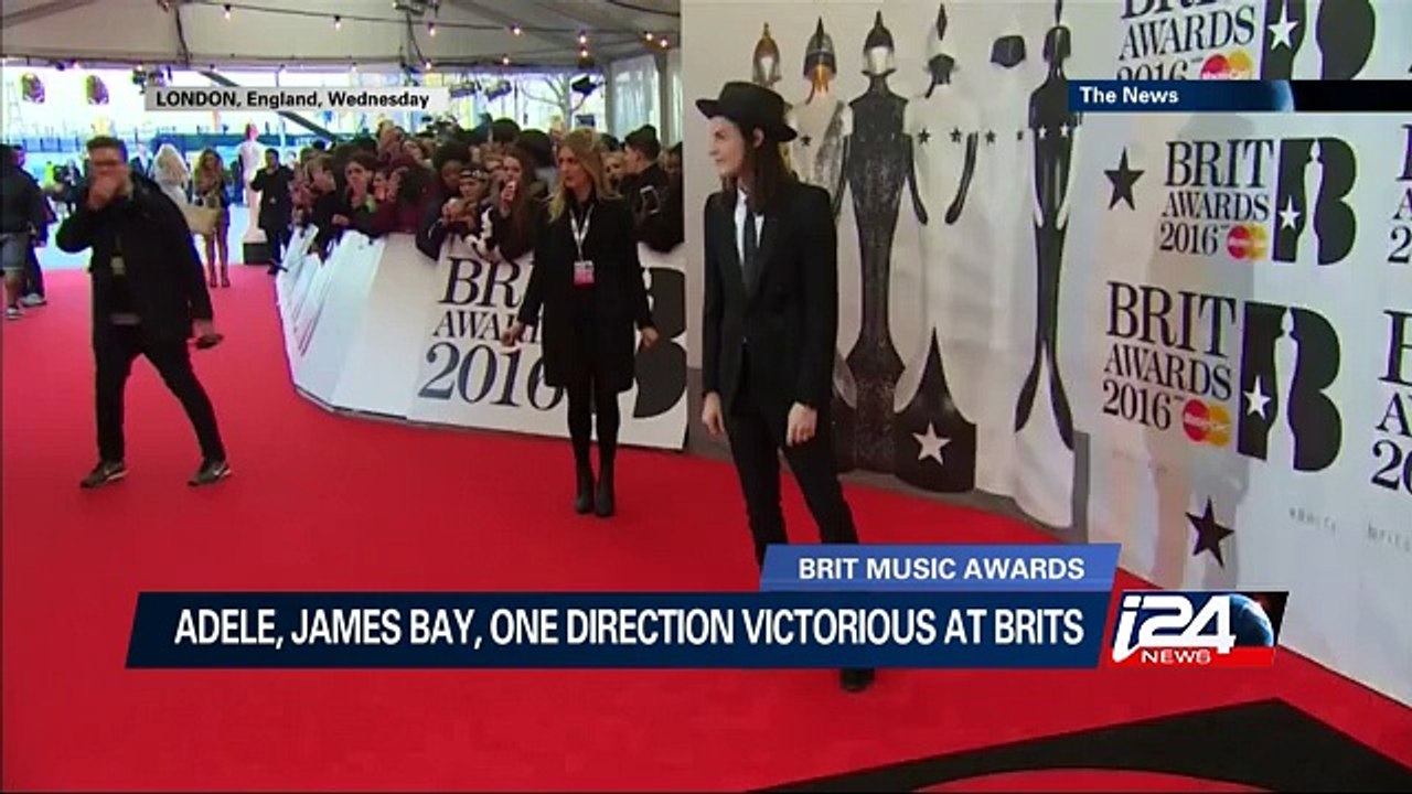 Adele, James Bay, One Direction victorious at Brits