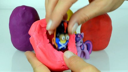 My little pony Play doh Kinder Surprise eggs Minions Toys Disney 2015 toy episodes Lalaloopsy egg