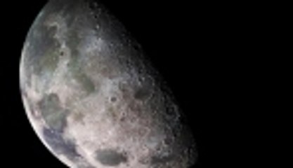 Ay'ın karanlık yüzünün sesi
