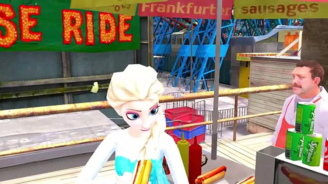 ABC Song with Anna & Disney Elsa (Frozen) Princesses & Disney Custom Lightning Pink Cars