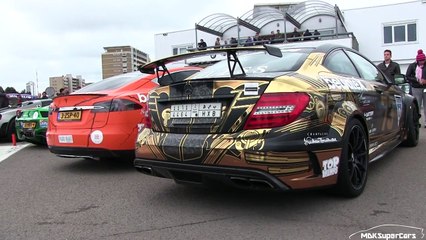 Download Video: Team Galag Gumball 3000 Mercedes C63 AMG Black Series w/ iPE exhaust | BRUTAL REVS + LOUD Sounds