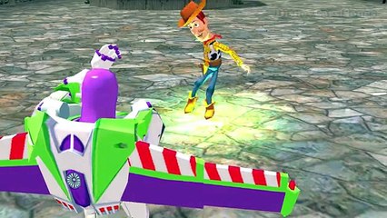 Disney Toy Story  Buzz Lightyear & Lightning Flash McQueen Cars (Fun Song for Children)