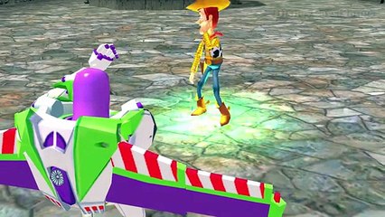 Disney Toy Story Buzz Lightyear & Lightning Flash McQueen Cars (Fun Song for Children)