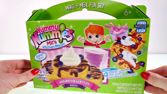 Yummy Nummies Wonderful Waffles Maker Cooking Kit - DCTC Mini Kitchen Toys