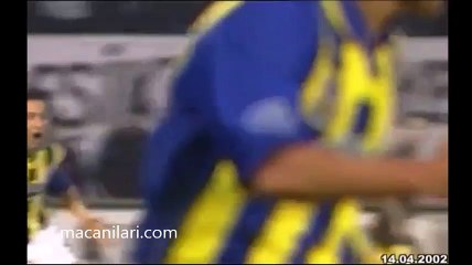 14.04.2002 - 2001-2002 Turkish Super League Matchday 31 Beşiktaş 0-2 Fenerbahçe