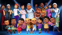 Upin Ipin Finger Family Nursery Rhyme | Cartoon Animation Upin Ipin for Children