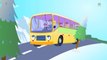 Wheels On The Bus Go Round And Round Kids Songs | Rhymes And Videos For Children