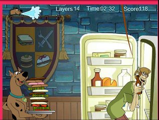 Scooby Doo and a huge sandwich game Scooby Doo