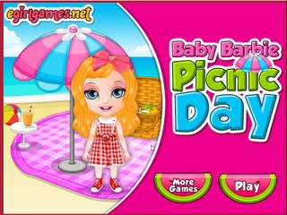 Baby Barbie Picnic Day part 1 Dia de piquenique Barbie bebê