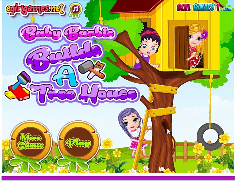 little Barbie and the magic tree house