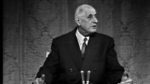 Charles de Gaulle : début de la conférence de presse du 27 novembre 1967