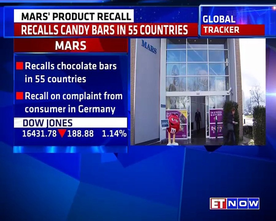 Mars' Recalls Candy Bars In 55 Countries