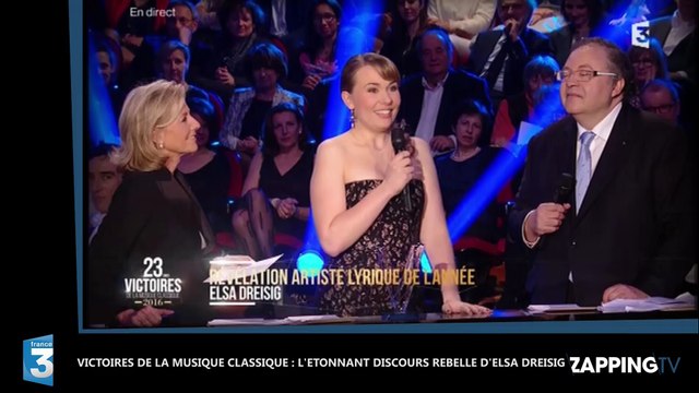 Victoires de la musique classique : L'étonnant discours rebelle d'Elsa Dreisig (Vidéo)