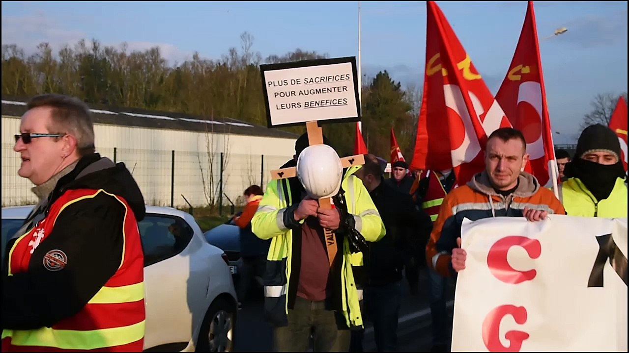 Vallourec : de Saint-Saulve à Valenciennes, la manif des métallos CGT