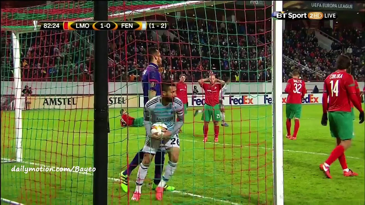 Mehmet Topal Goal HD - Lokomotiv Moscow 1-1 Fenerbahce - 25-02-2016